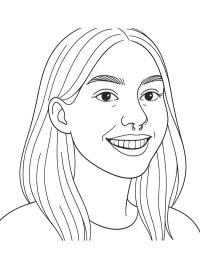 Pige med næsepiercing