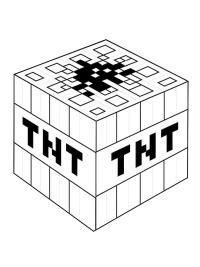Minecraft TNT blok