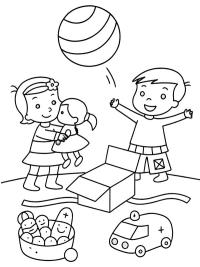 Leger med gaverne fra julemanden