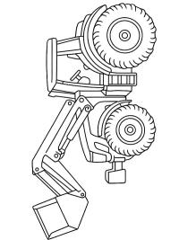 Traktor med frontlæsser