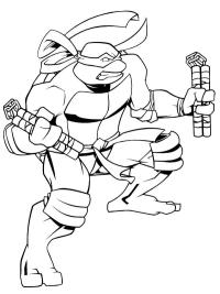 Kæmpende Michelangelo