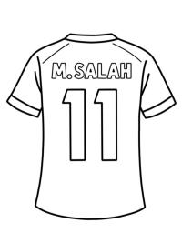Mohamed Salah fodboldtrøje