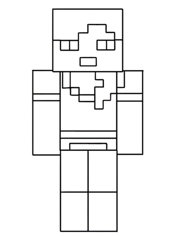 Alex (Minecraft) Tegninger