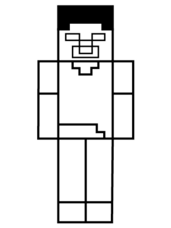 Herobrine Minecraft Tegninger