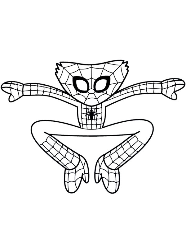 Spiderman Huggy Wuggy Tegninger