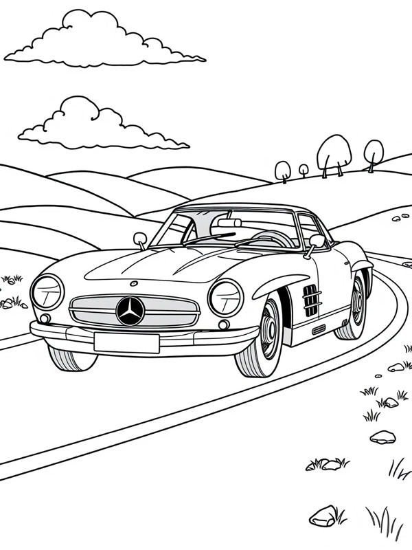 Mercedes-Benz 300 SLR Tegninger