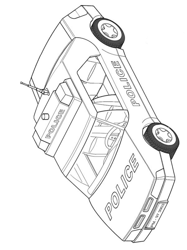 Playmobil politibil Tegninger